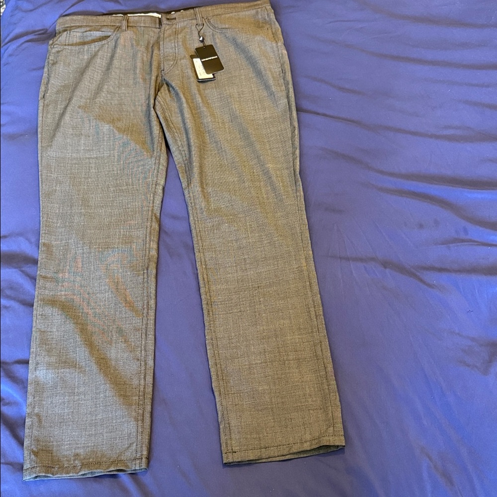 Emporio Armani Chic Gray Trousers